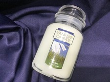 YANKEE CANDLE CLEAN COTTON 22 oz JAR CANDLE never used! NEW! EXCELLENT!!