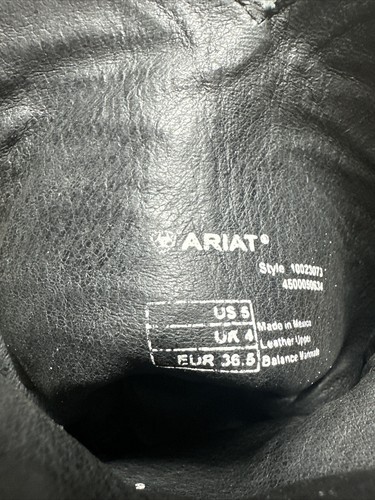 Herren Größe 5 (36,5) Ariat FIRECATCHER quadratische Zehenpartie Western Cowboystiefel Gator braun - Bild 12 von 13