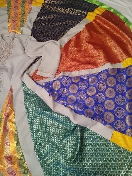 Chip multicoloured beauty/ Amazing Joseph musical pantomime dreamcoat costume - Image 2 of 4