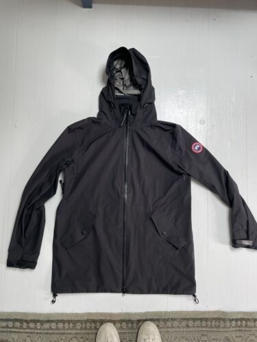 Canada Goose Riverhead Shell Jacket Black Large Preowned - Picture 1 of 9