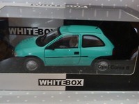 Opel Corsa B 1993 TüRkis Oldtimer Modelauto Ca.16Cm *Neu* MaßStab 1:24