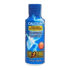 EXO TERRA CALCIUM LIQUID - CALCIUM-MAGNESIUM SUPPLEMENT - 120 ML
