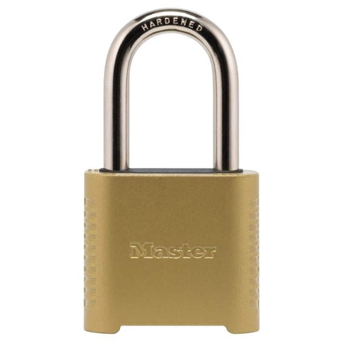 Master Lock Outdoor Combination Lock, 2 in. Shackle, Resettable Model #875DLHHC