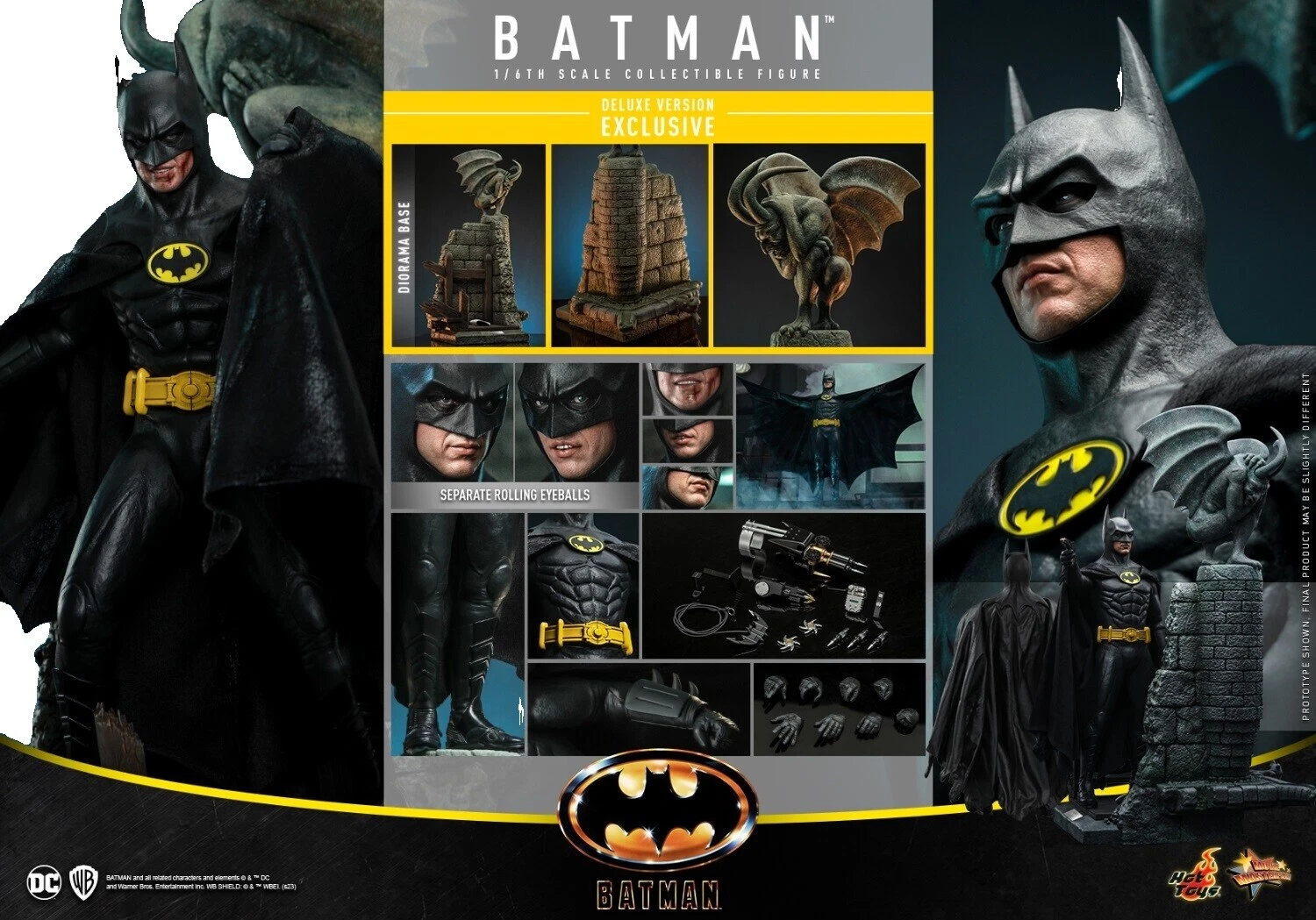 Figuras de acción de plástico Hot Toys Knight y accesorios