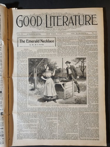 GOOD LITERATURE MAGAZINE 1902 HARD BOUND EDITION COMPLETE COLLECTION FINE - Picture 10 of 15
