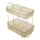 Makeup Organiser 2 Tier Desktop Tidy Cosmetic Storage Case Box Bedroom ...