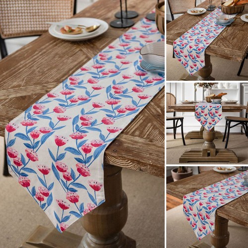Dinning Decoration Country Boho Wedding Party Table Decor Christmas Table Runner - Picture 8 of 22