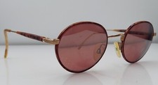Vintage Safilo 3861 Tortoise Gold Oval Metal Sunglasses Italy FRAMES ONLY