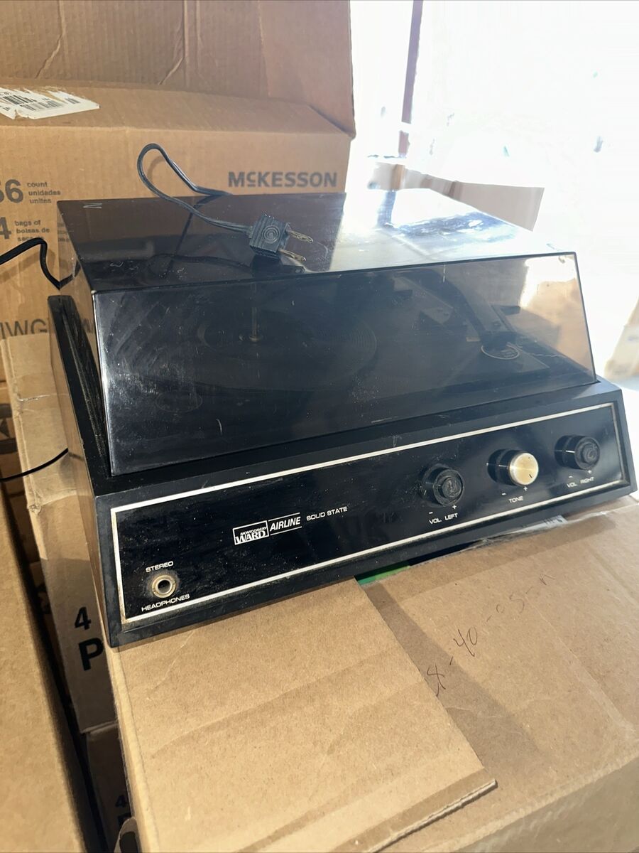 Montgomery Ward Airline Solid State Stereo Record Player Montgomery Ward Airline Solid State Stereo Record Player