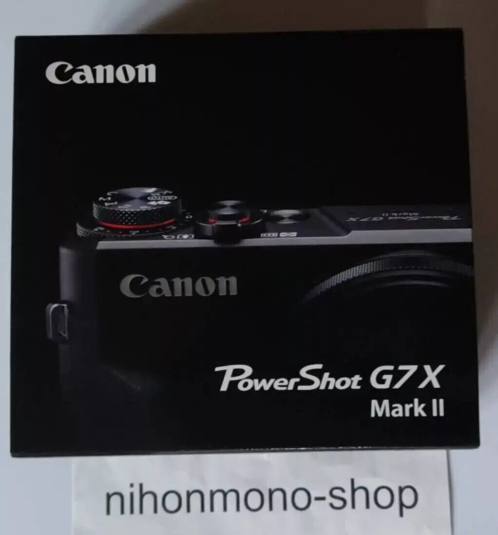 Canon PowerShot G7X Mark II Compact Digital Camera Black in Canon PowerShot G7X Mark II Compact Digital Camera Black in