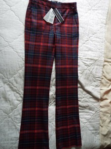 tommy hilfiger red plaid pants