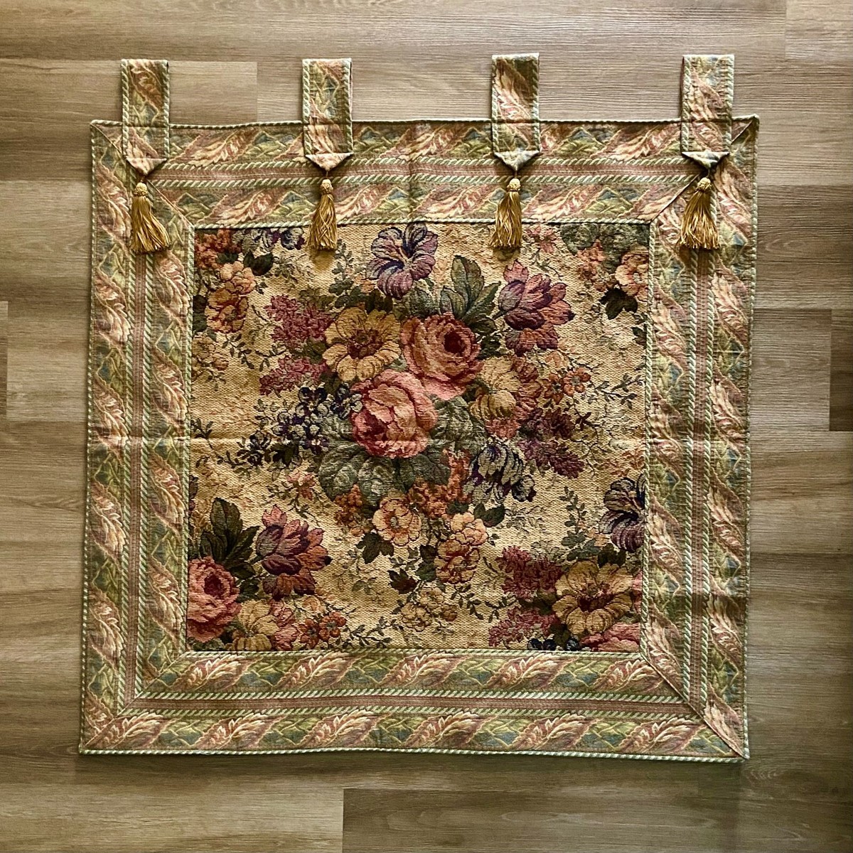 洋書 shaped Tapestry Tapisserie Tapestry Renaissance Woven Art New York Tab
