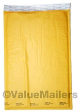 100 #5 10.5x16 " Bubble - Lite " Kraft Bubble Mailers Padded Envelopes Bags