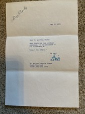 Signed Autographed Bing Crosby Letter Certified Envelope Authenticated Signature