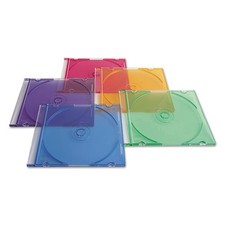 Verbatim 94178 CD/DVD Slim Case - Assorted Co...
