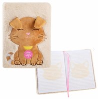 Idena - Notizbuch A5 Liniert, Fluffy Katze, 80 Blatt 80 G/M² In Weiß, Mit L ...