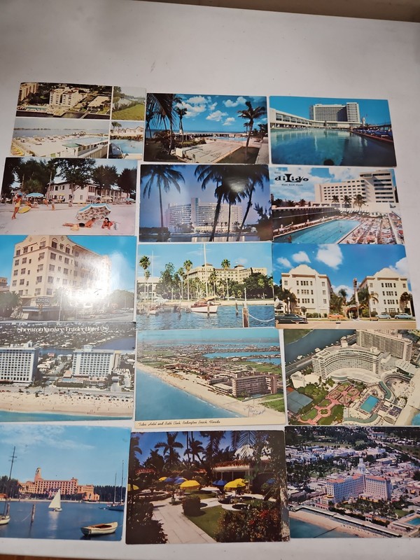 67 Florida Hotels Postcards /All Chromes.