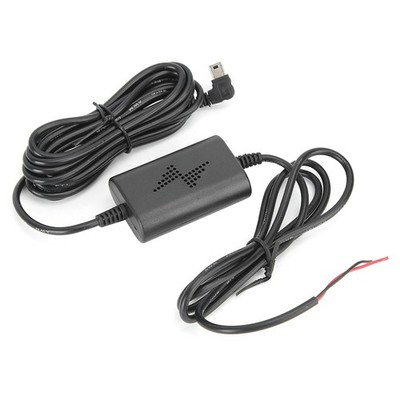 Dash Cam Hardwire Kit 12V/24V-5V 2.5A Left Angle Mini USB Step Down Line For