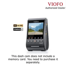 VIOFO A329S 4K 60FPS Front Dash Cam, Sony STARVIS 2, Wi-Fi 6, HDR, GPS