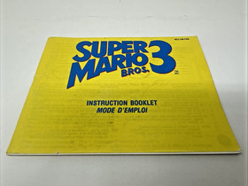 Super Mario Bros 3 Nintendo NES CIB Complete Boxed Canadian Mattel Version CAN