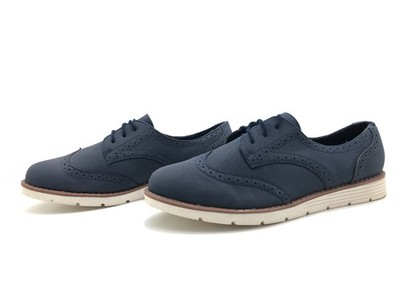 WalkX women's sneakers size 39 low shoes lace-up casual shoes comfort Blue