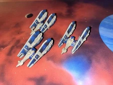 Micro Machines Babylon 5 Lot X3 Narn Heavy Cruiser Action Space Ship Rare!!!