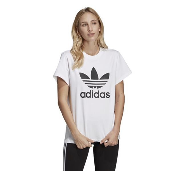 Футболка adidas Originals Damenkleidung DX2322 ДЛЯ БОЙФРЕНДА Wei 5490₽