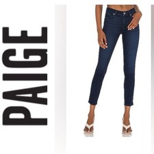 NWOT Paige Hoxton Ankle dark wash size 27
