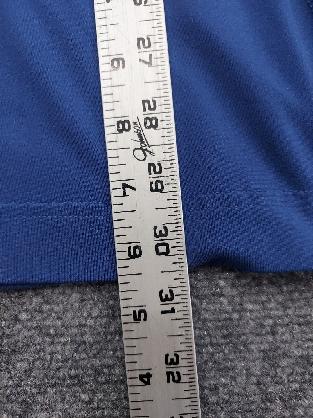 Fairway & Greene Pullover Mens 2XL B1ue 1/4 Zip Performance Golf Sweater Long