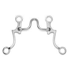 Showman Seven Shank Bit w/ High Port Curb