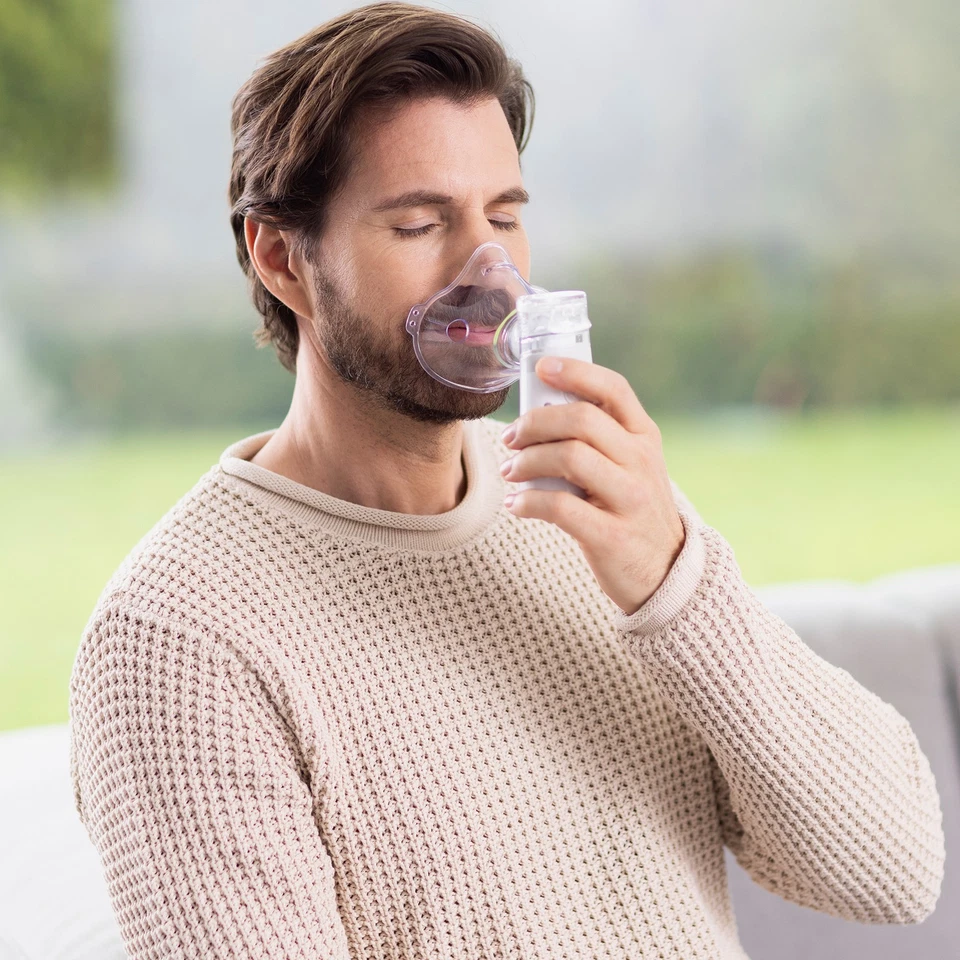 medisana IN 515 tragbarer Inhalator für Unterwegs Ultraschall Vernebler - Bild 2 von 4