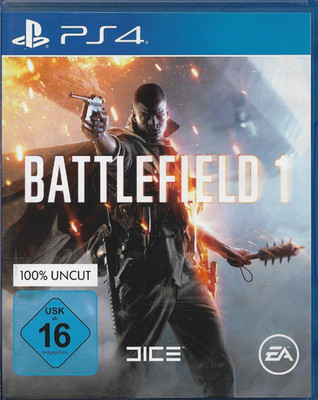 Battlefield 1 - Sony Play Station 4 - 2016 - Sehr gut erhalten