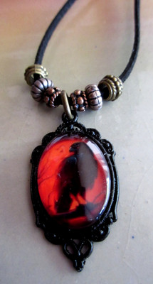 Gothic Poe  Experience  Accessory  Choker  Raven Necklace  16 inches