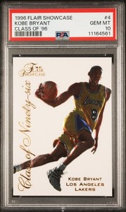 その他 1996-97 Flair Showcase #4 Class of 96' Kobe Bryant 1996 Flair Showcase #4 Class of '96 Price Guide