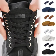 8PCS Colorful Elastic Laces Sports Press Lock Shoelaces