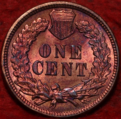 Uncirculated Great Color 1893 Philadelphia Mint Indian Head Cent - Picture 2 of 2