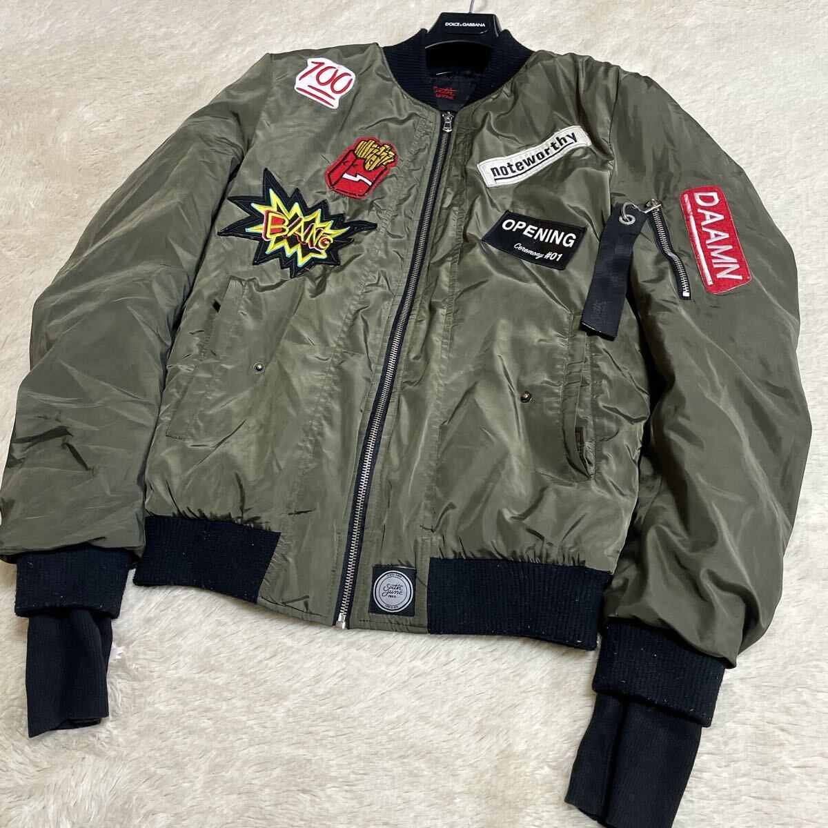 Beautiful item SIXTH JUNE Six June Patch MA1 Blouson Flight