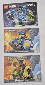 LEGO HERO FACTORY 7 INSTRUCTION MANUAL LOT 6203 2236 2282 2283 6217 2141 2142