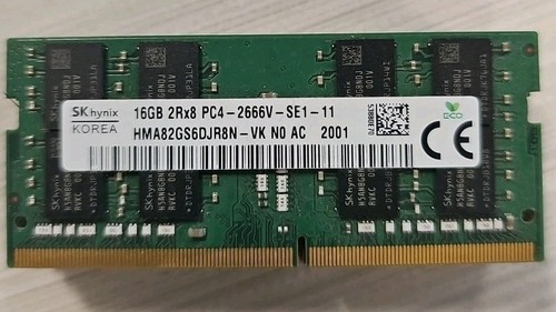 16GB (1x16GB) 2666 MHz 260-pin SODIMM DDR4 SDRAM RAM laptop Module upgrade
