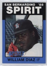 1988 Best San Bernardino Spirit William Diaz #9 10fs