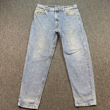 VTG Levi 505 Jeans Sz 36 Mens Blue Grunge Skater Straight Leg Made in USA