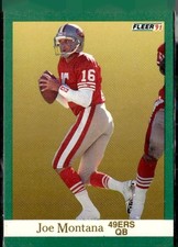 1991 Fleer #360 Joe Montana