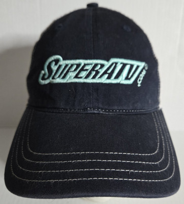 SuperATV.com Navy Blue/White Mesh Snapback Trucker Hat By RICHARDSON