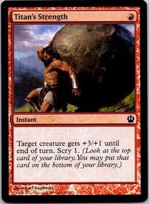 Titan's Strength C Theros 145 MP Foil MTG