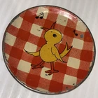 Vintage Humpty Dumpty Ohio Art Tin Litho Tea Set Tray and Saucer Two Pieces/236g