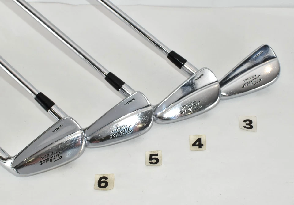 Titleist 690MB 8p 3-4-5-6-7-8-9-Pw RH Golf Iron Set Stiff DG S300 Club 690 MB - Image 4 of 4