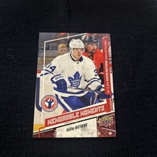 2016-17 UD National Hockey Card Day Memorable Moments Rc #CAN-16 Auston Matthews