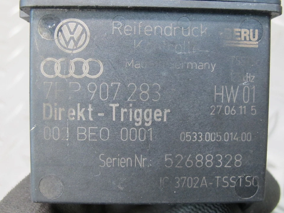 PORSCHE CAYENNE 958 TPMS 2011-2014 SENSOR DE PRESIÓN DE NEUMÁTICOS CONJUNTO DE UNIDAD Foto 4 de 4