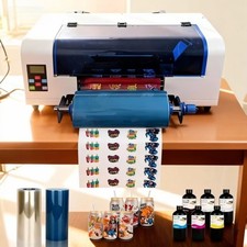 A3 UV DTF Printer Sticker printer with Transfer Automatic Laminating 2-in-1