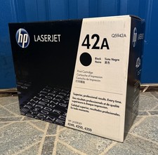 HP 42A Q5942A Black LaserJet Toner Cartridge OEM Genuine